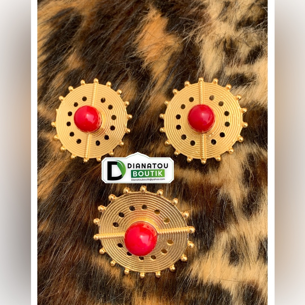 Baoulè Gold Plated Earrings & Ring Set